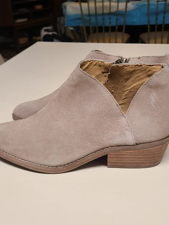 Lucky Brand Falisha Suede side zip ankle boots size 9 - Picture 5 of 11